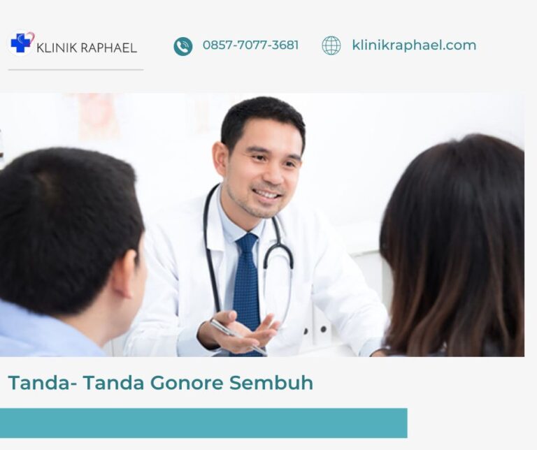tanda gonore sembuh